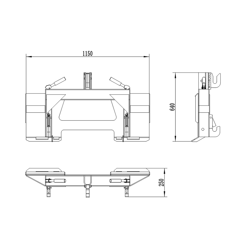 Skid steer 3 mata halangan cepat details